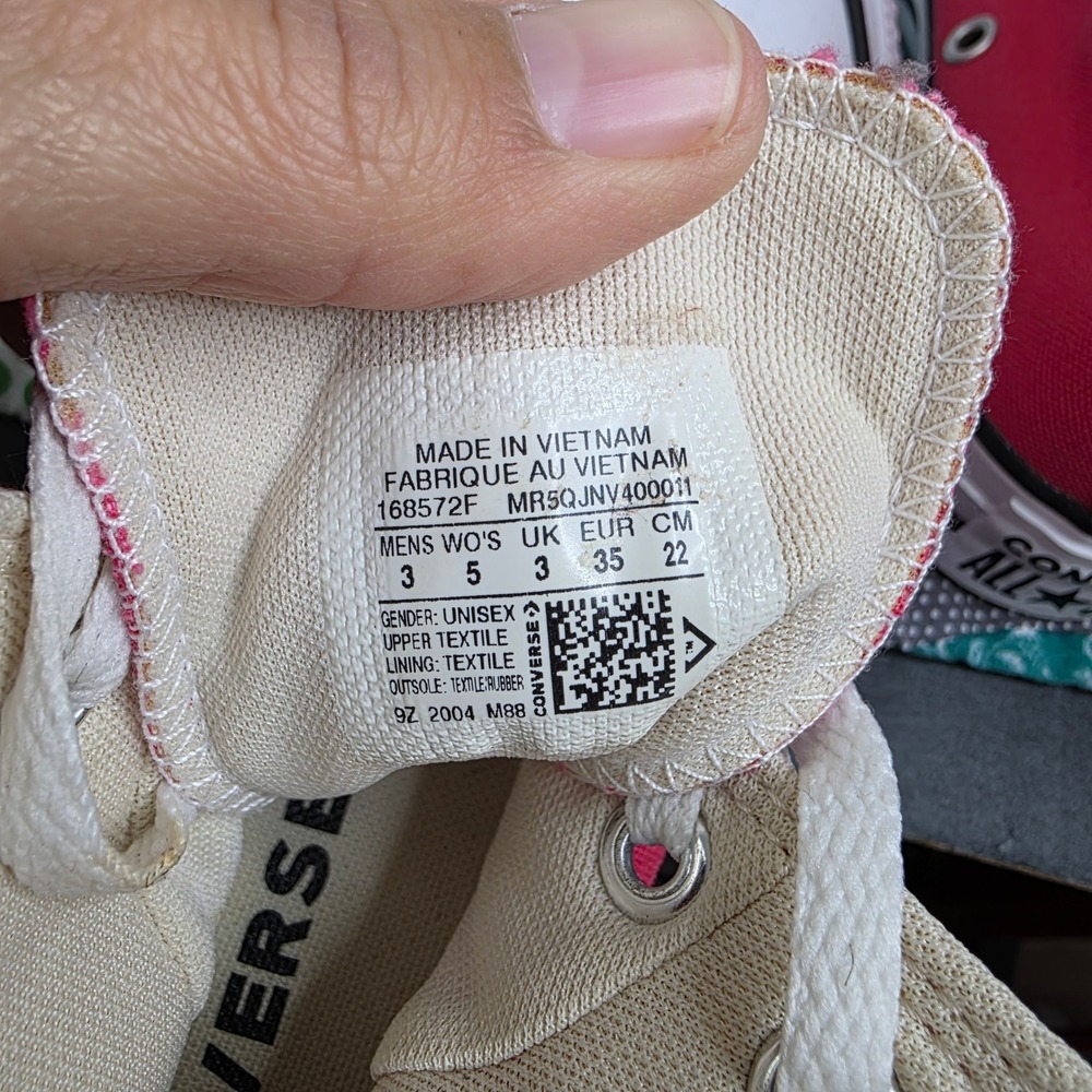 Converse Chuck Taylor Custom High Top Pink Travis Scott Wish You Were Here M3 W5 - Picture 9 of 10